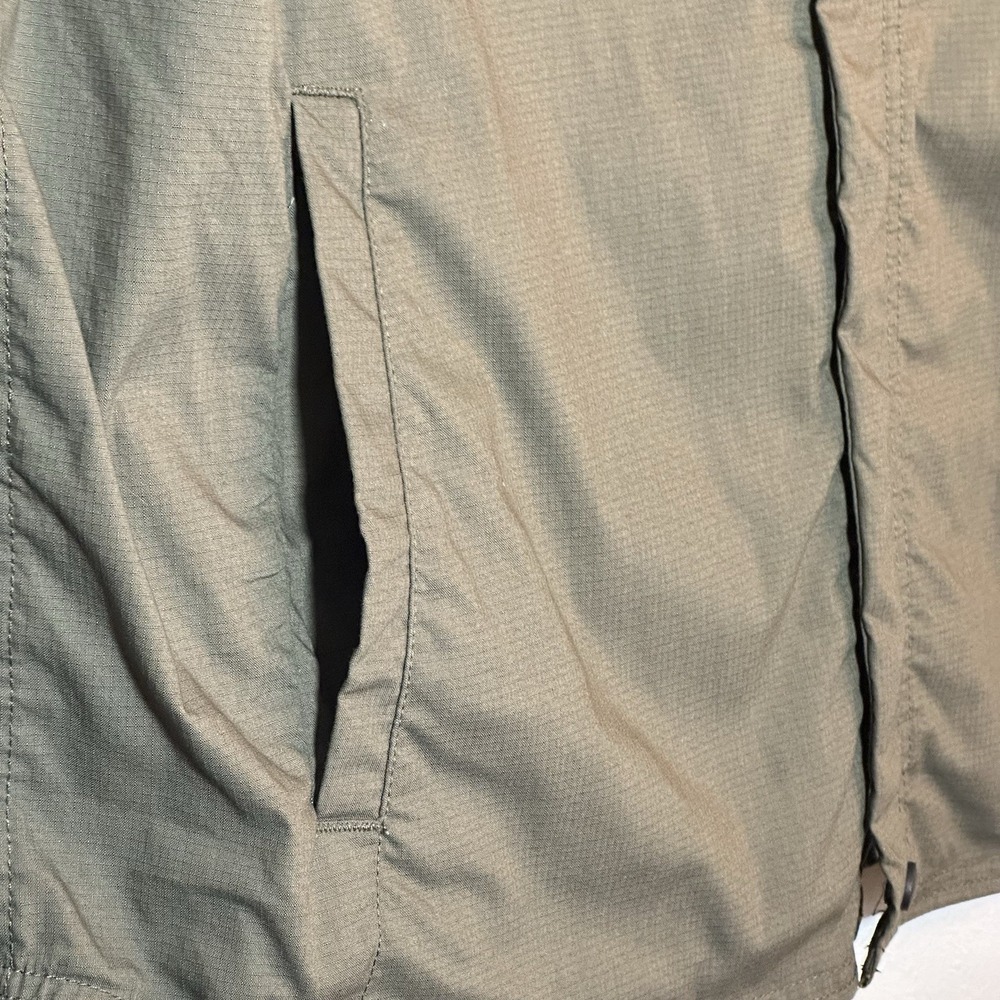 Toad&Co Men's XL Transverse ShirtJacket Full Zip Olive Green Lightweight Shacket - Picture 3 of 13